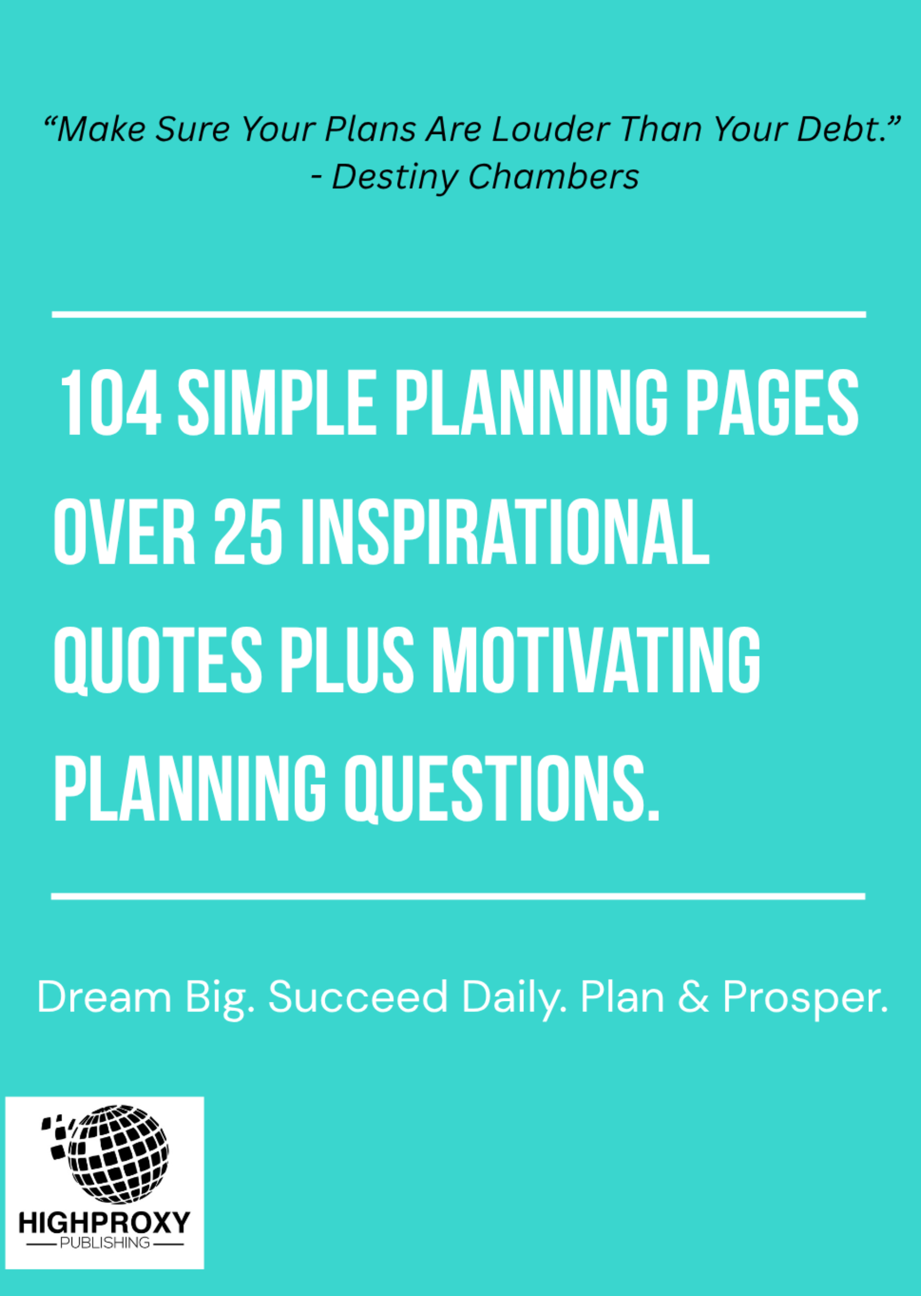 Plan & Prosper Financial Planning Motivation