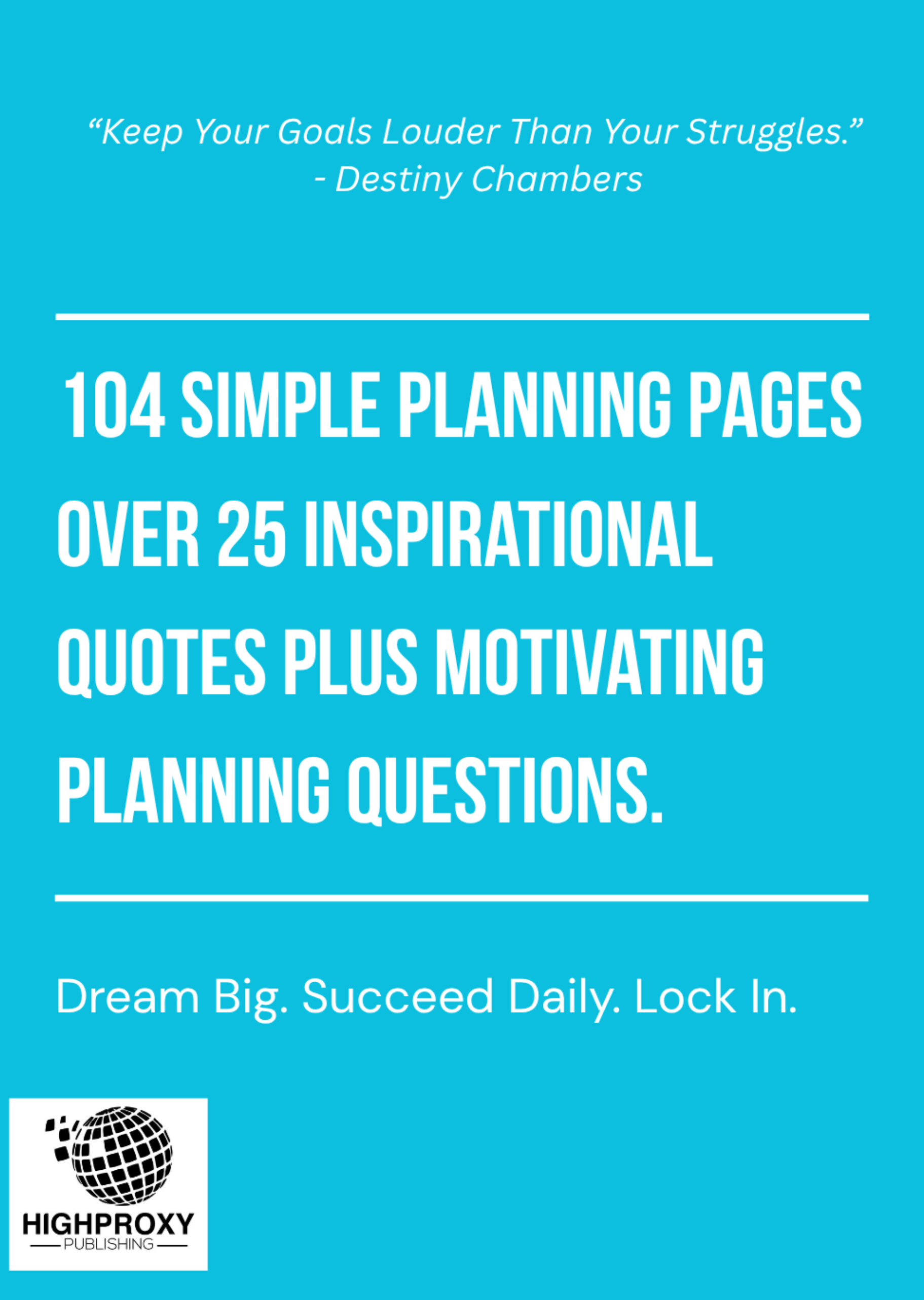 Lock In Planning Motivation