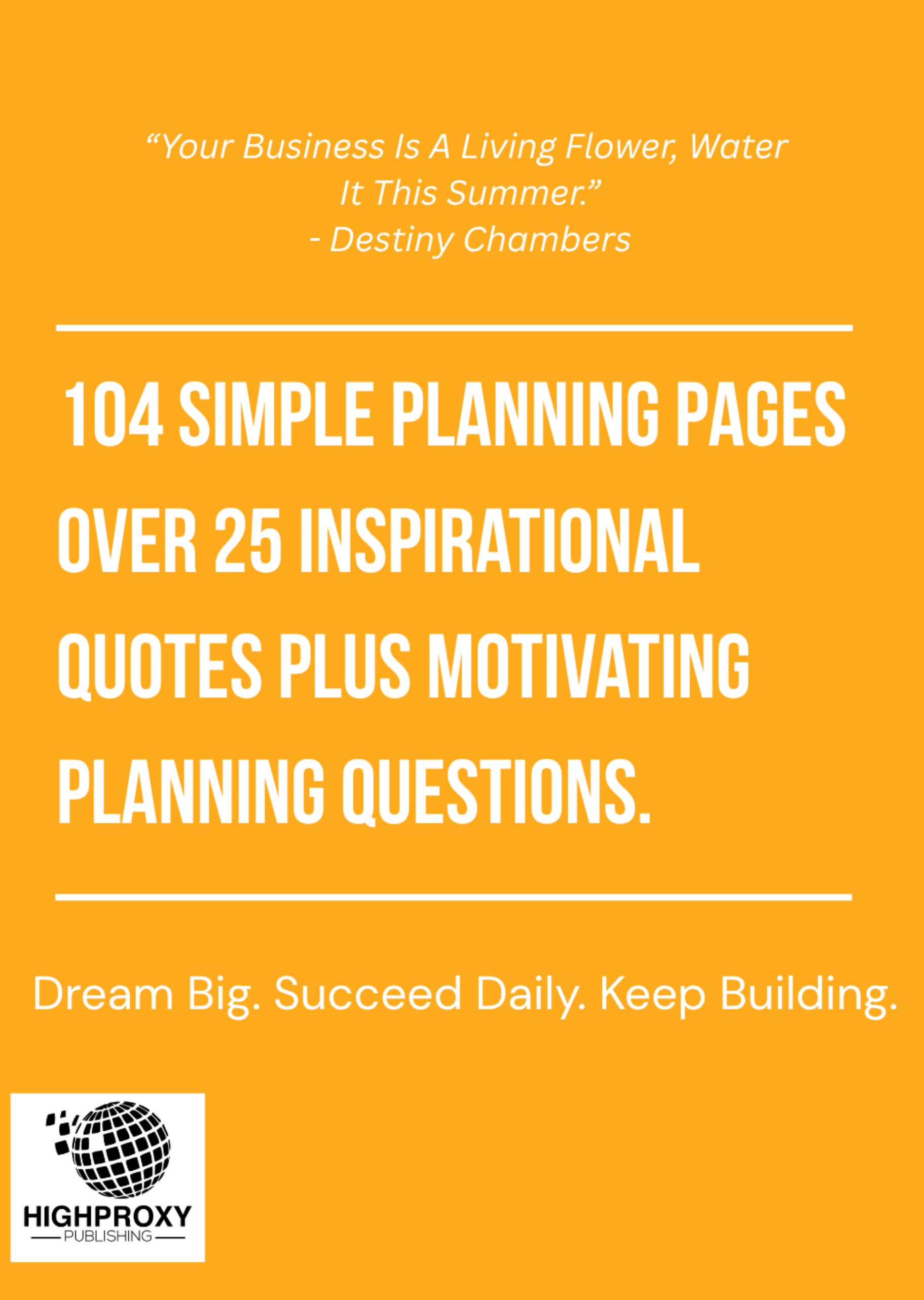 Keep Building Summer Networking & Planning Motivation