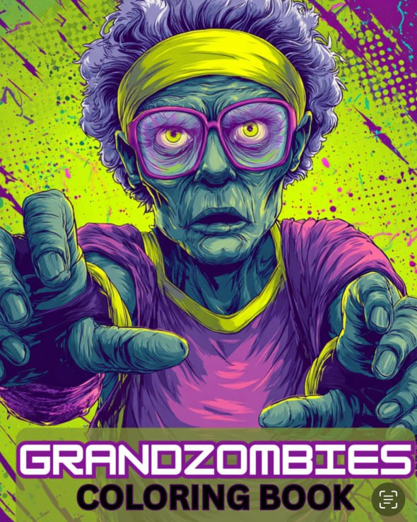 Grandzombies Coloring Books